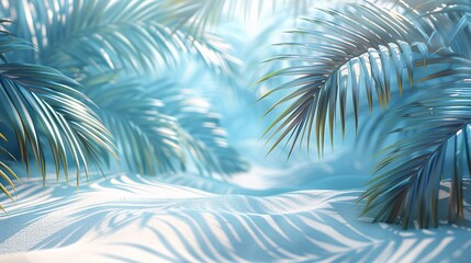 palm tree background - Powered by Adobe