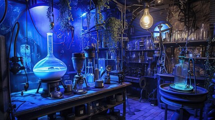Immerse yourself in the Alchemy Workshop Wonderland into a mystical laboratory. Generative AI