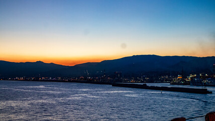 sunrise in the mountains