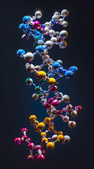 Visual Representation of the Complex Structure of Xanthine Oxidase Enzyme