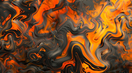 Inferno Veil: Digital Artwork Inspired by Cow Skin. Generative AI