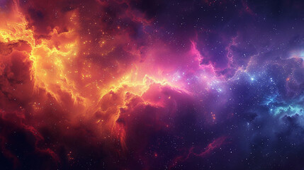 Exploring the Colorful Cosmos Delving into Space -Galaxies - Clouds and Nebulas