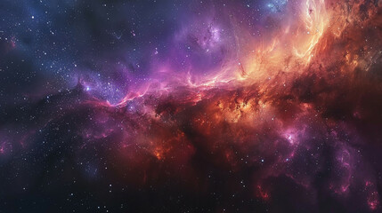 Exploring the Colorful Cosmos Delving into Space -Galaxies - Clouds and Nebulas