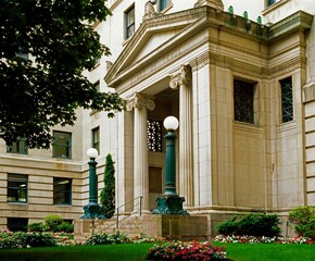 Exterior Of Montreal Board Of Trade, Quebec, Canada