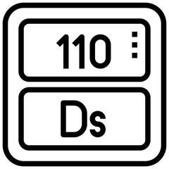 DARMSTADTIUM,periodic table,chemistry,science,element.svg