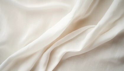Obraz premium white linen fabric texture