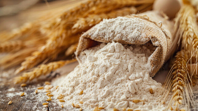 High-quality background illustration of a flour mill in a rustic style.