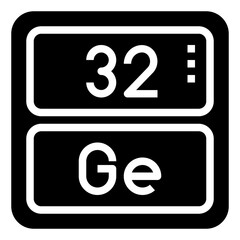 GERMANIUM,periodic table,chemistry,science,element.svg
