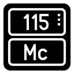 MOSCOVIUM,periodic table,chemistry,science,element.svg