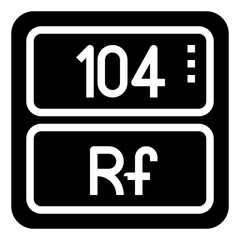 RUTHERFORDIUM,periodic table,chemistry,science,element.svg