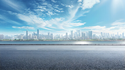 The landscape of a big city