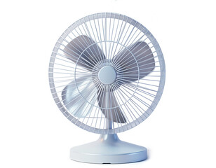 Electric fan isolated on a transparent background