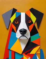 A graphic dog
