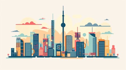 Fototapeta premium Toronto is a city in Canada.