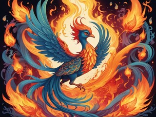 Fototapeta premium Japanese traditional style art illustration