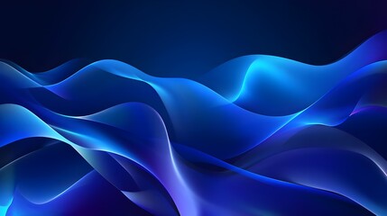 abstract blue colorful business technology stylish wave vector background 