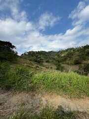landscape with sky and clouds