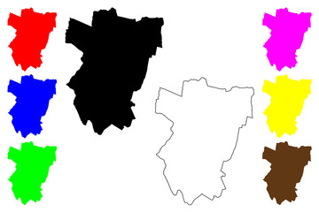 Tucuman (Region of Argentina, Argentine Republic, Provinces of Argentina) map vector illustration, scribble sketch Tucumán Province (El Jardin de la Republica) map