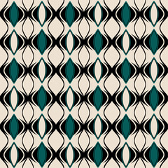 Fototapeta premium seamless pattern abstract geometric background graphic design print for fabric web page surface textures wrapping paper vector illustration