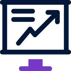 presentation icon. vector mixed icon for your website, mobile, presentation, and logo design.