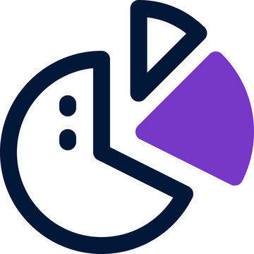 recommend clip art: pie chart icon. vector mixed icon for your website, mobile, presentation, and logo design.