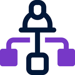 hierarchy icon. vector mixed icon for your website, mobile, presentation, and logo design.