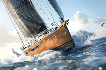 Spectacular Marine Vista Showcasing Elegance and High-End Design of an xb boat