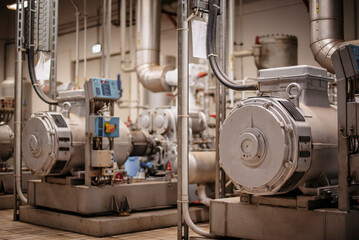 engine of the machine