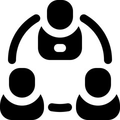 network icon. vector glyph icon for your website, mobile, presentation, and logo design.