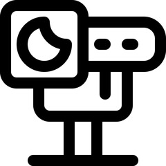 webcam icon. vector line icon for your website, mobile, presentation, and logo design.