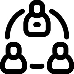 network icon. vector line icon for your website, mobile, presentation, and logo design.