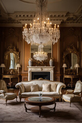 Interior design beautiful castle