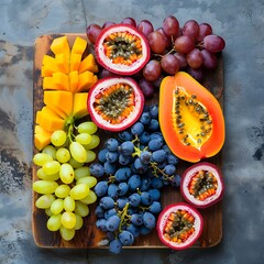 fruit on a wooden table