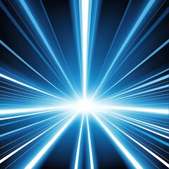 science, futuristic, energy technology concept. Digital image of light rays, stripes lines with blue background