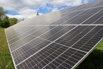 Prefabricated panels for absorbing sunlight energy.