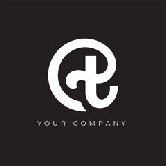  Vector vector modern letter T logo design template