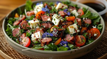 Healthy plate Salad Wrap