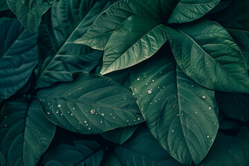 Tropical leaves texture, Abstract nature leaf green texture background, picture can used wallpaper desktop