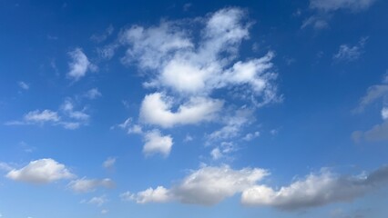 blue sky with clouds