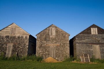 Old Prairie Farm Buildings