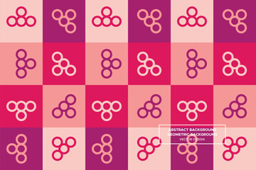 Abstract Background | Geometric Background (Circles) - Pattern, Profile, Brochure, Website Design, Banner, Wall Art, Poster, Advertisement, Apparel, Textiles, Interior Design (4 Colors) - DL.2.88