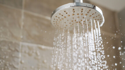 Water-Saving Shower Head with Clean Flow