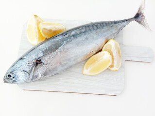 raw fish big fish bonito background