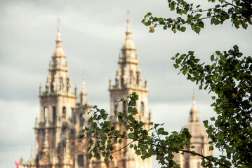 Obraz premium Spanien Santiago de Compostela Galizien Kathedrale