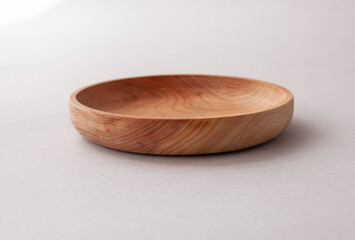 Wooden kitchen utensils stacked view, spoon and spatula