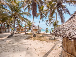 San Blas islands in Panama, tropical beach