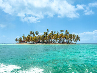 San Blas islands in Panama, tropical beach