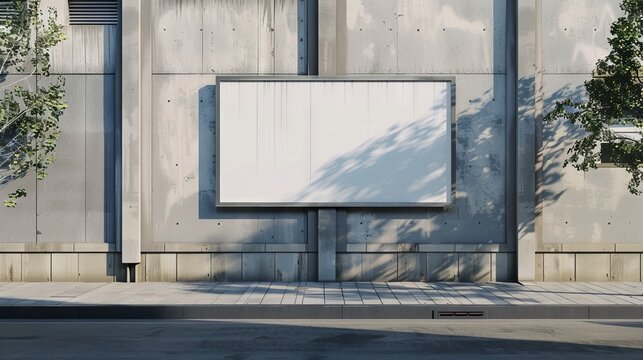 City billboard mockup design