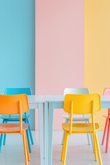 Background on back to school/college theme. Clean background. Knowledge learning concept