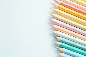 Naklejka premium Background on back to school/college theme. Clean background. Knowledge learning concept